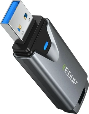 Mini USB 3.0 WiFi 6E Adapter for PC, AX3000Mbps, 802.11ax | Tri-Band 6GHz/5GHz/2.4GHz, USB Wi-Fi Dongle Wireless Network Card, Support Windows 11/10 ( Install Driver ) (Black) Mini USB 3.0 WiFi 6E Adapter for PC, AX3000Mbps, 802.11ax | Tri-Band 6GHz/5GHz/2.4GHz, USB Wi-Fi Dongle Wireless Network Card, Support Windows 11/10 ( Install Driver ) (Black)