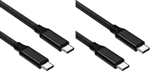 USB C to C Cable, 3.2 Gen 2 USB-C Cable 10ft,240W,4K UHD,20Gbps. (Pack of 2) USB C to C Cable, 3.2 Gen 2 USB-C Cable 10ft,240W,4K UHD,20Gbps. (Pack of 2)