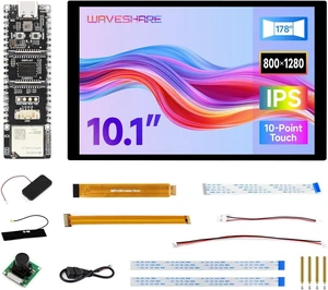 Waveshare ESP32-P4 Dual-Core RISC-V Dev Board, Ext FPC Antenna, KIT B | With Integrated ESP32-C5, Supporting 2.4GHz & 5GHz Wi-Fi 6, Secure Encryption, And AI Voice Interaction Waveshare ESP32-P4 Dual-Core RISC-V Dev Board, Ext FPC Antenna, KIT B | With Integrated ESP32-C5, Supporting 2.4GHz & 5GHz Wi-Fi 6, Secure Encryption, And AI Voice Interaction
