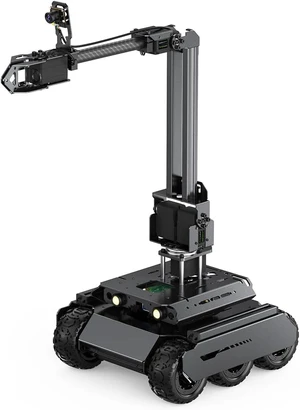 waveshare UGV Rover M2 6 Wheels 4WD AI Robot, for RPi 5 (Included) | Open Source, With 4-DOF High-Torque Robotic Arm, Based On ROS 2, Supports MoveIt And Line-Following Grasping waveshare UGV Rover M2 6 Wheels 4WD AI Robot, for RPi 5 (Included) | Open Source, With 4-DOF High-Torque Robotic Arm, Based On ROS 2, Supports MoveIt And Line-Following Grasping