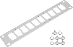 Waveshare HomeRack 10inch Cabinet Acce-1U 10-Port Universal Patch Panel | HomeRack Blank Keystone Patch Panel 1U Waveshare HomeRack 10inch Cabinet Acce-1U 10-Port Universal Patch Panel | HomeRack Blank Keystone Patch Panel 1U
