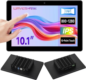 Waveshare Industrial HMI All-in-One Touch Display for RPi CM5, 10.1inch LCD | 10-Point Touch, Optical bonding toughened glass panel, 5MP front camera, supports RS485 Industrial and 4G/5G Communication Waveshare Industrial HMI All-in-One Touch Display for RPi CM5, 10.1inch LCD | 10-Point Touch, Optical bonding toughened glass panel, 5MP front camera, supports RS485 Industrial and 4G/5G Communication