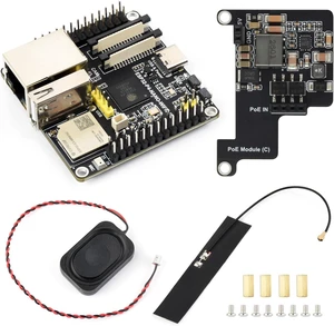 Waveshare ESP32-P4-NANO-WIFI6-DB Development Board, Package B | Bundle with PoE module, speaker and Wi-Fi antenna, RISC-V Dual-Core 400MHz + Single-Core 40MHz, Dual-Band Wi-Fi 6 and BLE 5 Waveshare ESP32-P4-NANO-WIFI6-DB Development Board, Package B | Bundle with PoE module, speaker and Wi-Fi antenna, RISC-V Dual-Core 400MHz + Single-Core 40MHz, Dual-Band Wi-Fi 6 and BLE 5