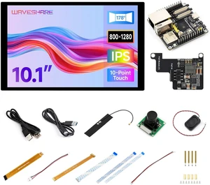 Waveshare ESP32-P4-NANO-WIFI6-DB Development Board, Package D | Bundle with 10.1inch LCD,PoE module,RPi camera (15items),RISC-V Dual-Core 400MHz + Single-Core 40MHz, Dual-Band Wi-Fi 6&BLE 5 Waveshare ESP32-P4-NANO-WIFI6-DB Development Board, Package D | Bundle with 10.1inch LCD,PoE module,RPi camera (15items),RISC-V Dual-Core 400MHz + Single-Core 40MHz, Dual-Band Wi-Fi 6&BLE 5