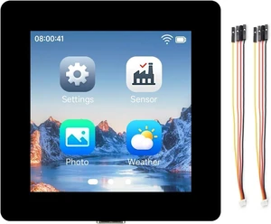 Waveshare ESP32-C6 2.73inch LCD Display Dev Board, RISC-V 32-bit, 320 × 320 | 262K color, supports Wi-Fi 6, Bluetooth 5, and IEEE 802.15.4 (Zigbee 3.0 and Thread) wireless communications Waveshare ESP32-C6 2.73inch LCD Display Dev Board, RISC-V 32-bit, 320 × 320 | 262K color, supports Wi-Fi 6, Bluetooth 5, and IEEE 802.15.4 (Zigbee 3.0 and Thread) wireless communications
