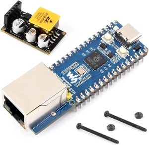 Waveshare RP2350-POE-ETH-M-Kit, Dual Core and Architecture | With pre-soldered headers, with PoE module Waveshare RP2350-POE-ETH-M-Kit, Dual Core and Architecture | With pre-soldered headers, with PoE module