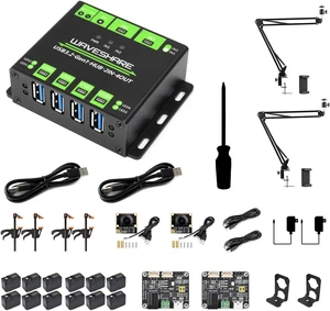 Waveshare SO-ARM100 Open-Source 6-Axis Robotic Arm, No-3DP CAM Kit | Native Hugging Face LeRobot Support, High-Torque Bus Servos,3D Printed Parts,supports Jetson Orin Nano Super/Orin NX Super/PC Waveshare SO-ARM100 Open-Source 6-Axis Robotic Arm, No-3DP CAM Kit | Native Hugging Face LeRobot Support, High-Torque Bus Servos,3D Printed Parts,supports Jetson Orin Nano Super/Orin NX Super/PC