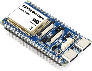 Waveshare ESP32-P4-Core High-Performance Development Board Based On ESP32-P4, Equipped with RISC-V 32-bit Dual-core and Single-core Processors, Supports USB OTG 2.0 HS, with Pre-soldered Headers Waveshare ESP32-P4-Core High-Performance Development Board Based On ESP32-P4, Equipped with RISC-V 32-bit Dual-core and Single-core Processors, Supports USB OTG 2.0 HS, with Pre-soldered Headers