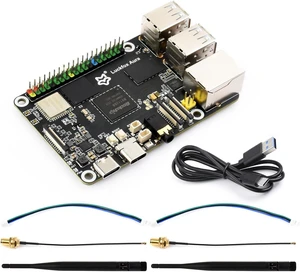 Waveshare Luckfox Aura High-Performance Linux Development Board, Rockchip RV1126B Quad-Core 1.6GHz Processor, 3 Tops Computing Power, 4K Encoding and Decoding, with 8GB eMMC, with 1GB LPDDR4X RAM Waveshare Luckfox Aura High-Performance Linux Development Board, Rockchip RV1126B Quad-Core 1.6GHz Processor, 3 Tops Computing Power, 4K Encoding and Decoding, with 8GB eMMC, with 1GB LPDDR4X RAM