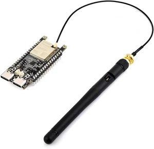 Waveshare ESP32-C5 Dual-Band Wi-Fi 6 Dev Board, 240MHz RISC-V, ESP32-C5-WROOM-1 Series Module, Multi-Protocol RISC-V MCU, 32MB Flash and 8MB PSRAM, with External Dual-Band Wi-Fi, Pre-soldered Headers Waveshare ESP32-C5 Dual-Band Wi-Fi 6 Dev Board, 240MHz RISC-V, ESP32-C5-WROOM-1 Series Module, Multi-Protocol RISC-V MCU, 32MB Flash and 8MB PSRAM, with External Dual-Band Wi-Fi, Pre-soldered Headers