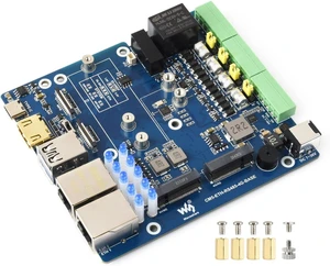 Waveshare Giga-bit/2.5G Dual Ethernet Multi-Function Expansion Board Based on Raspberry Pi CM5 (NOT Included),RS485, 4G/5G Module and 4K Display Output, Board Only Waveshare Giga-bit/2.5G Dual Ethernet Multi-Function Expansion Board Based on Raspberry Pi CM5 (NOT Included),RS485, 4G/5G Module and 4K Display Output, Board Only