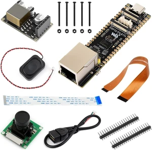 Waveshare ESP32-P4-ETH High-Performance Development Board, Based On ESP32-P4, with 100 Mbps RJ45 Ethernet Port, with a PoE Module and RPi Camera (9items) Waveshare ESP32-P4-ETH High-Performance Development Board, Based On ESP32-P4, with 100 Mbps RJ45 Ethernet Port, with a PoE Module and RPi Camera (9items)