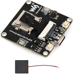 Waveshare ESP32-S3 AIoT Camera Development Board, Integrated Audio Input and Output Module, Supports Connecting External Display, Image Capture & Recognition and AI Speech Interaction Support, GC2145 Waveshare ESP32-S3 AIoT Camera Development Board, Integrated Audio Input and Output Module, Supports Connecting External Display, Image Capture & Recognition and AI Speech Interaction Support, GC2145