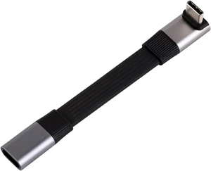Waveshare USB4 V2.0 Full-Featured Type-C Extension Cable, 80Gbps Data Transfer, Supports 90° Bending, Flexible TPE Jacket, 8K at 60Hz HD Video Transmission, 90° Right-Angle Male Port Waveshare USB4 V2.0 Full-Featured Type-C Extension Cable, 80Gbps Data Transfer, Supports 90° Bending, Flexible TPE Jacket, 8K at 60Hz HD Video Transmission, 90° Right-Angle Male Port
