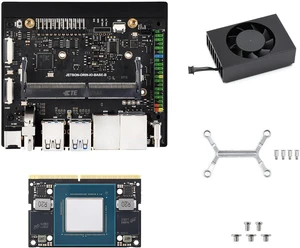 Waveshare Jetson Orin NX AI Dual ETH Development Kit for Embedded and Edge Systems, Bundle with 8GB Memory Jetson Orin NX Module Waveshare Jetson Orin NX AI Dual ETH Development Kit for Embedded and Edge Systems, Bundle with 8GB Memory Jetson Orin NX Module