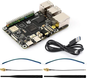Waveshare Luckfox Aura High-Performance Linux Development Board, Rockchip RV1126B Quad-Core 1.6GHz Processor, 3 Tops Computing Power, 4K Encoding and Decoding, 4GB RAM, 0GB eMMC Flash Waveshare Luckfox Aura High-Performance Linux Development Board, Rockchip RV1126B Quad-Core 1.6GHz Processor, 3 Tops Computing Power, 4K Encoding and Decoding, 4GB RAM, 0GB eMMC Flash