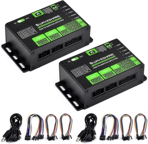 Waveshare 2PCS USB to UART/I2C/SPI/JTAG Converter, Supports Multiple Interfaces, Compatible with 3.3V and 5V, Multiple Systems Support Waveshare 2PCS USB to UART/I2C/SPI/JTAG Converter, Supports Multiple Interfaces, Compatible with 3.3V and 5V, Multiple Systems Support