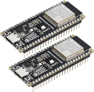 Waveshare 2PCS ESP32-S3 Microcontroller 2.4GHz Wi-Fi Development Board Onboard ESP32-S3-WROOM-1-N8R8 Module Dual Core Processor Supports ESP-IDF MicroPython with Pre-Soldered Header Version Waveshare 2PCS ESP32-S3 Microcontroller 2.4GHz Wi-Fi Development Board Onboard ESP32-S3-WROOM-1-N8R8 Module Dual Core Processor Supports ESP-IDF MicroPython with Pre-Soldered Header Version