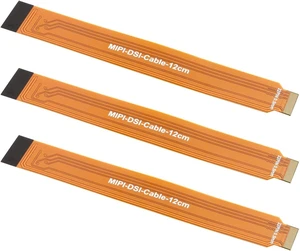 Waveshare 3PCS DSI 12cm FPC Flexible Cable, Type A, Straight FPC Cable, 15pin to 22pin Waveshare 3PCS DSI 12cm FPC Flexible Cable, Type A, Straight FPC Cable, 15pin to 22pin