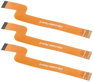 waveshare 3PCS DSI 12cm FPC Flexible Cable, Type C, FPC Cable with Bends Dual-Plug 22pin waveshare 3PCS DSI 12cm FPC Flexible Cable, Type C, FPC Cable with Bends Dual-Plug 22pin