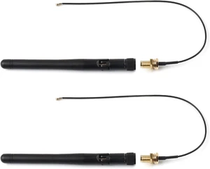 Waveshare 2PCS Compatible Antenna for Raspberry Pi Compute Module 4 Supports 2.4G/5G Wi-Fi Frequency Band Waveshare 2PCS Compatible Antenna for Raspberry Pi Compute Module 4 Supports 2.4G/5G Wi-Fi Frequency Band