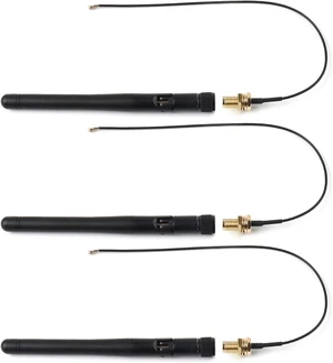 Waveshare 3PCS Compatible Antenna for Raspberry Pi Compute Module 4 Supports 2.4G/5G wi-fi Frequency Band Waveshare 3PCS Compatible Antenna for Raspberry Pi Compute Module 4 Supports 2.4G/5G wi-fi Frequency Band