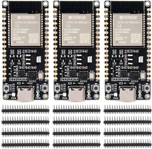 Waveshare 3PCS ESP32-C6 Microcontroller, wi-fi 6 Development Board, 160MHz Single-Core Processor, ESP32-C6-WROOM-1-N8 Module, Supports USB and UART Development Waveshare 3PCS ESP32-C6 Microcontroller, wi-fi 6 Development Board, 160MHz Single-Core Processor, ESP32-C6-WROOM-1-N8 Module, Supports USB and UART Development