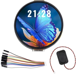 Waveshare ESP32-C6 1.32inch AMOLED Round Touch Display Development Board, 466×466 Pixels, QSPI Interface, Supports Wi-Fi 6 and BT 5 Waveshare ESP32-C6 1.32inch AMOLED Round Touch Display Development Board, 466×466 Pixels, QSPI Interface, Supports Wi-Fi 6 and BT 5