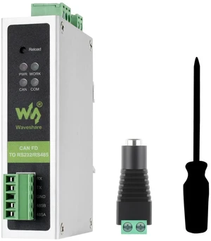 Waveshare CAN FD Protocol Converter, CAN FD to RS232/RS485 Bidirectional Data Communication, Supports 5 Data Conversion Modes and CAN 2.0A/2.0B Protocols, Rail-Mount Support Waveshare CAN FD Protocol Converter, CAN FD to RS232/RS485 Bidirectional Data Communication, Supports 5 Data Conversion Modes and CAN 2.0A/2.0B Protocols, Rail-Mount Support
