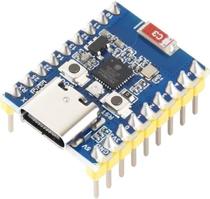 Waveshare ESP32-H2 Mini Development Board with ESP32-H2FH4S, 96MHz Processor, 4MB Flash, Support BLE/Zigbee/Thread Wireless Communication, with Pre-soldered Headers Waveshare ESP32-H2 Mini Development Board with ESP32-H2FH4S, 96MHz Processor, 4MB Flash, Support BLE/Zigbee/Thread Wireless Communication, with Pre-soldered Headers