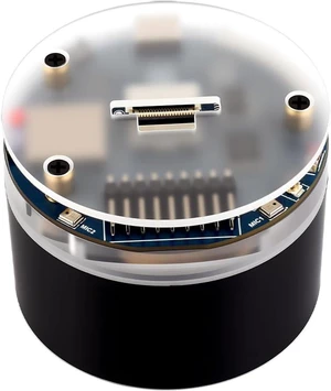 Waveshare ESP32-S3 AI Smart Speaker Development Board, Dual Microphones, Noise Reduction, RGB Lighting, External Display & Camera Support Waveshare ESP32-S3 AI Smart Speaker Development Board, Dual Microphones, Noise Reduction, RGB Lighting, External Display & Camera Support