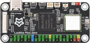 Waveshare Luckfox Pico Zero Linux Micro Development Board, Powered by the Luckfox RV1106G3 Chip, Featuring 1 Tops of Computing Power, 8GB eMMC, and Integrated Wireless Module Waveshare Luckfox Pico Zero Linux Micro Development Board, Powered by the Luckfox RV1106G3 Chip, Featuring 1 Tops of Computing Power, 8GB eMMC, and Integrated Wireless Module