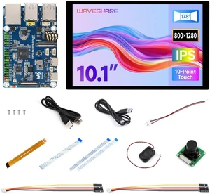 Waveshare ESP32-P4-WIFI6-DEV-KIT High-Performance Development Board, Based on ESP32-P4 & ESP32-C6, Supports Wi-Fi 6, Bluetooth 5 & BLE 5, Bundle with Board, 10.1inch Screen Waveshare ESP32-P4-WIFI6-DEV-KIT High-Performance Development Board, Based on ESP32-P4 & ESP32-C6, Supports Wi-Fi 6, Bluetooth 5 & BLE 5, Bundle with Board, 10.1inch Screen