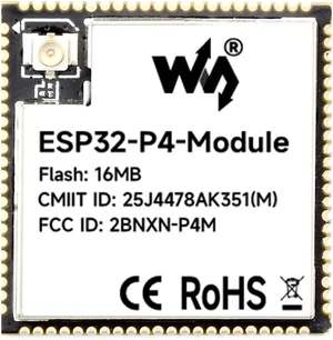 Waveshare ESP32-P4-Module Core Board, Based On ESP32-P4 and ESP32-C6 Dual-Chip Design, Supports 2.4GHz Wi-Fi and Bluetooth 5.3 Waveshare ESP32-P4-Module Core Board, Based On ESP32-P4 and ESP32-C6 Dual-Chip Design, Supports 2.4GHz Wi-Fi and Bluetooth 5.3