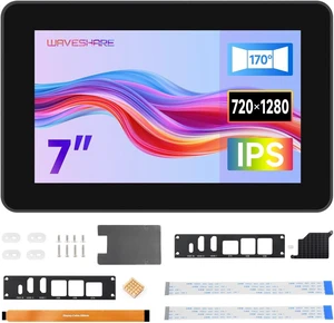 Waveshare 7inch 720 × 1280 Industrial HMI Touch Display, Compatible with Raspberry Pi 4 and Pi 5, Dual 4K HDMI Output, 10-Point Touch, Optical Bonding, Aluminum Alloy Case for Heat Dissipation Waveshare 7inch 720 × 1280 Industrial HMI Touch Display, Compatible with Raspberry Pi 4 and Pi 5, Dual 4K HDMI Output, 10-Point Touch, Optical Bonding, Aluminum Alloy Case for Heat Dissipation