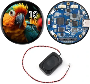 Waveshare ESP32-S3 1.75inch AMOLED Round Touch Display Development Board, 32-bit LX7 Dual-core Processor, 466×466, QSPI Interface, Onboard Dual Digital Microphones Array, ESP32 with Display Waveshare ESP32-S3 1.75inch AMOLED Round Touch Display Development Board, 32-bit LX7 Dual-core Processor, 466×466, QSPI Interface, Onboard Dual Digital Microphones Array, ESP32 with Display