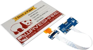 waveshare 7.5inch e-Paper Display (H), e-Ink Display, 800x480, Red/Yellow/Black/White, SPI Interface, with e-Paper Driver HAT, Compatible with Raspberry Pi 5/4B/3B/CM3/3+/4 waveshare 7.5inch e-Paper Display (H), e-Ink Display, 800x480, Red/Yellow/Black/White, SPI Interface, with e-Paper Driver HAT, Compatible with Raspberry Pi 5/4B/3B/CM3/3+/4