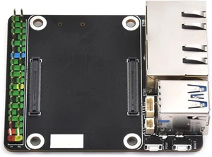 Waveshare Mini Dual Giga-bit Ethernet Base Board, Mini-Computer Kit, Compatible with Raspberry Pi Compute Module 5 (NOT Included), for All Variants of CM5, Board Only Waveshare Mini Dual Giga-bit Ethernet Base Board, Mini-Computer Kit, Compatible with Raspberry Pi Compute Module 5 (NOT Included), for All Variants of CM5, Board Only