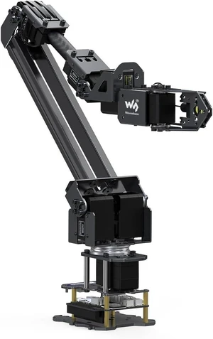 Waveshare Robotic Arm Kit, Desktop Robot Kit, 5 + 1 DOF, Based On ESP32, Wireless Control, 2-DOF Wrist Joint, Compatible with LeRobot, Adopts 5X All Metal ST3235 Bus Servos Waveshare Robotic Arm Kit, Desktop Robot Kit, 5 + 1 DOF, Based On ESP32, Wireless Control, 2-DOF Wrist Joint, Compatible with LeRobot, Adopts 5X All Metal ST3235 Bus Servos