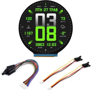 Waveshare ESP32-S3 2.8inch Round Display Development Board, 480×480, 32-bit LX7 Dual-core Processor, Without Touch Function Waveshare ESP32-S3 2.8inch Round Display Development Board, 480×480, 32-bit LX7 Dual-core Processor, Without Touch Function