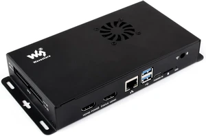 Waveshare Metal Case, Compatible with Raspberry Pi Official Compute Module 5 IO Board, Comes with Cooling Fan Waveshare Metal Case, Compatible with Raspberry Pi Official Compute Module 5 IO Board, Comes with Cooling Fan