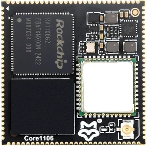 Waveshare Luckfox Core1106 Core Board Based On Rockchip RV1106 Chip, 8GB eMMC, Integrates ARM Cortex-A7/RISC-V MCU/NPU/ISP Processors, 128MB Memory, with Wireless Waveshare Luckfox Core1106 Core Board Based On Rockchip RV1106 Chip, 8GB eMMC, Integrates ARM Cortex-A7/RISC-V MCU/NPU/ISP Processors, 128MB Memory, with Wireless