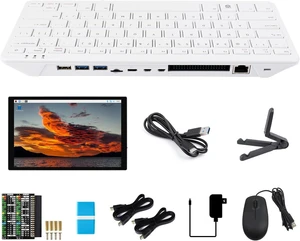Waveshare Display Kit, Compatible with Raspberry Pi 500, Bundle with 10.1inch Capacitive Touch Display, WI-FI/BLT Support, Dual-4K Outputs, Comes with Official 32GB Micro SD Card Waveshare Display Kit, Compatible with Raspberry Pi 500, Bundle with 10.1inch Capacitive Touch Display, WI-FI/BLT Support, Dual-4K Outputs, Comes with Official 32GB Micro SD Card