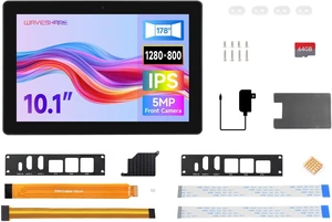 waveshare Industrial HMI All-in-one 10.1inch Touch Display, Compatible with Raspberry Pi (Not Included), Supports Dual 4K HDMI Output, 10-Point Touch, Aluminum Alloy Case, Efficient Heat Dissipation waveshare Industrial HMI All-in-one 10.1inch Touch Display, Compatible with Raspberry Pi (Not Included), Supports Dual 4K HDMI Output, 10-Point Touch, Aluminum Alloy Case, Efficient Heat Dissipation