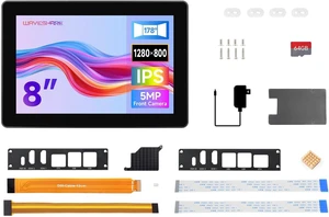 waveshare Industrial HMI All-in-one 8inch Touch Display, Compatible with Raspberry Pi (Not Included), Supports Dual 4K HDMI Output, 10-Point Touch, Aluminum Alloy Case, Efficient Heat Dissipation waveshare Industrial HMI All-in-one 8inch Touch Display, Compatible with Raspberry Pi (Not Included), Supports Dual 4K HDMI Output, 10-Point Touch, Aluminum Alloy Case, Efficient Heat Dissipation