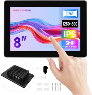 Waveshare Industrial HMI All-in-one 8inch Touch Display, Compatible with Raspberry Pi 5 (Included), Supports Dual 4K HDMI Output, 10-Point Touch, Aluminum Alloy Case, High-Efficiency Heat Dissipation Waveshare Industrial HMI All-in-one 8inch Touch Display, Compatible with Raspberry Pi 5 (Included), Supports Dual 4K HDMI Output, 10-Point Touch, Aluminum Alloy Case, High-Efficiency Heat Dissipation