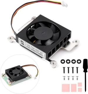 Waveshare Dedicated 3007 Cooling Fan, Compatible with Raspberry Pi Compute Module 5, Low Noise, with Thermal Tapes, 5V Power Supply Waveshare Dedicated 3007 Cooling Fan, Compatible with Raspberry Pi Compute Module 5, Low Noise, with Thermal Tapes, 5V Power Supply