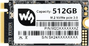 waveshare 512GB Solid State Drive, SK M2 NVME 2242, 3D TLC Flash Memory, High-Speed Reading/Writing, More Reliable & Durable-512GB waveshare 512GB Solid State Drive, SK M2 NVME 2242, 3D TLC Flash Memory, High-Speed Reading/Writing, More Reliable & Durable-512GB