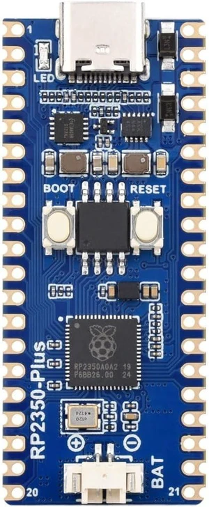 waveshare RP2350-Plus Development Board, A Low-Cost, High-Performance Pico-Like MCU Board Based On Raspberry Pi RP2350A Dual-core & Dual-Architecture Microcontroller waveshare RP2350-Plus Development Board, A Low-Cost, High-Performance Pico-Like MCU Board Based On Raspberry Pi RP2350A Dual-core & Dual-Architecture Microcontroller