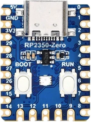Waveshare RP2350-Zero Mini Development Board, Raspberry Pi Microcontroller Development Board, Based On Raspberry Pi Dual-core & Dual-Architecture Microcontroller Waveshare RP2350-Zero Mini Development Board, Raspberry Pi Microcontroller Development Board, Based On Raspberry Pi Dual-core & Dual-Architecture Microcontroller